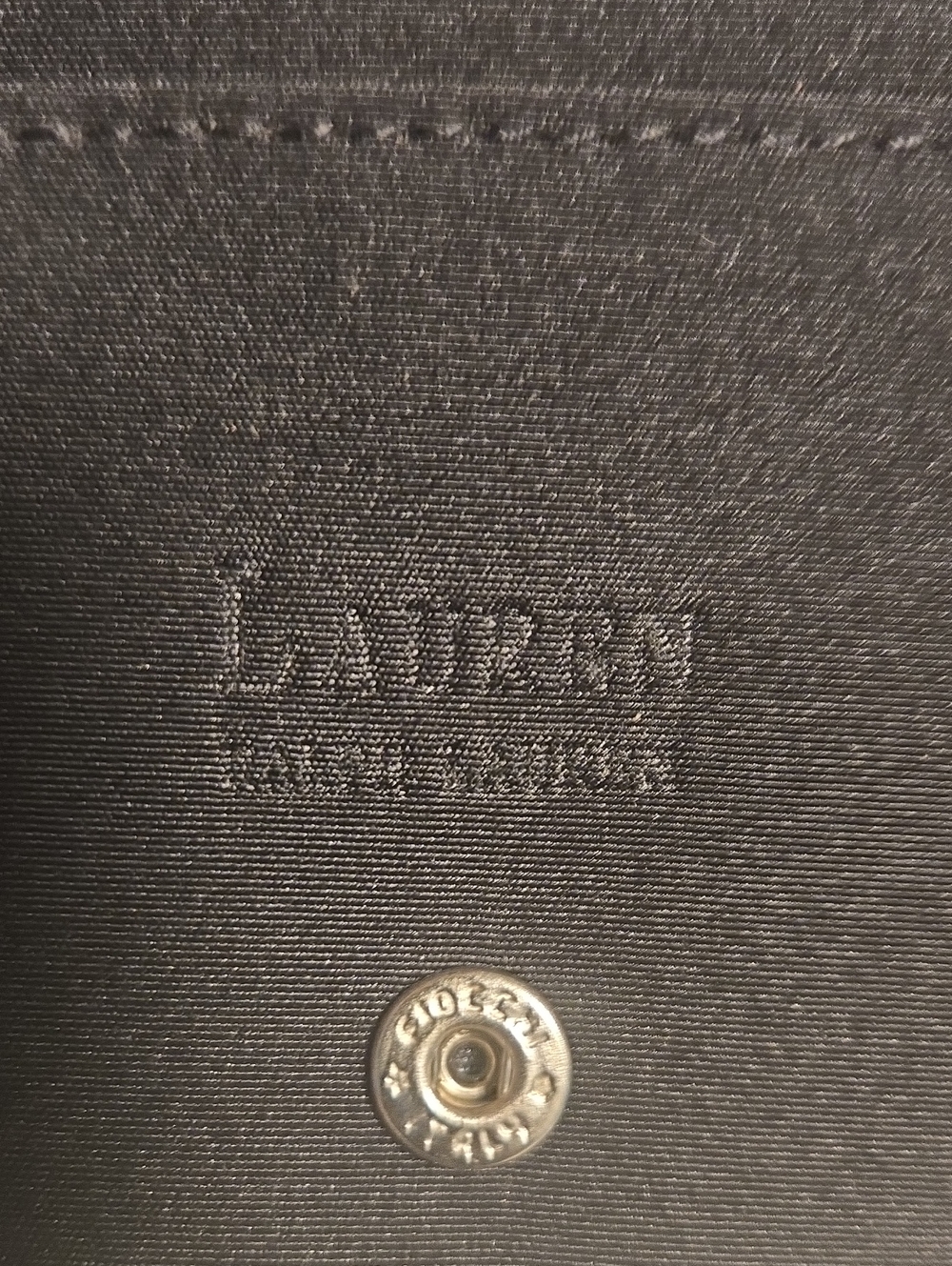 Lauren Ralph Lauren Black Nylon Wallet with Metal Snap - Picture 4 of 10